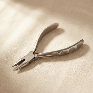Design Handles Chain Nose Pliers for Jewellery Making, Polished Stainless Steel, 5.5 Inch, Wire Crafts Tool | Jewellery Making Tools | Toolsmith Ltd UK