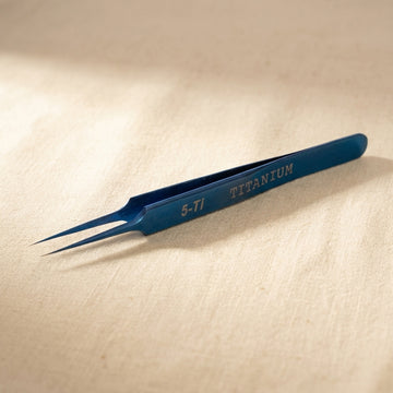 5-Ti, Titanium Professional Tweezers, 120 mm, Anti-Magnetic, Watch and Jewellery Repair Tool | Jewellery Making Tools | Toolsmith Ltd UK