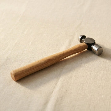Ball Peen Chasing Hammer, 4 oz, Jewellery Making Forming Repousse Crafts Tool, Wooden Handle | Jewellery Making Tools | Toolsmith Ltd UK