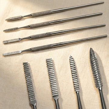 Professional Wax Carving File Set, 4-Piece Stainless Steel Jewellery Making Tools, Precision Casting Files for Crafting and Modeling | Jewellery Making Tools | Toolsmith Ltd UK