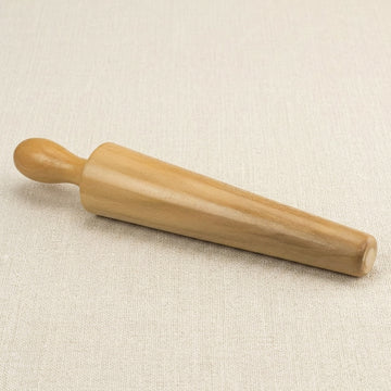 Round Wood Bangle Bracelet Mandrel with Wooden Tang, Dent Removing and Reshape Tool, 12.5 Inches, Tapers from 2.5 to 1.5 Inches | Jewellery Making Tools | Toolsmith Ltd UK