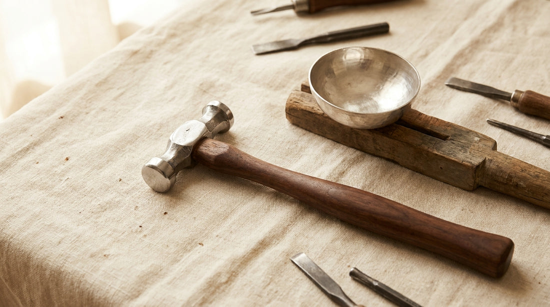Toolsmith: How to Hold a Hammer at the Bench - UK Silversmith's Technique Guide