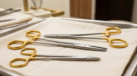 Veterinary Needle Holders: Mayo-Hegar, Olsen-Hegar & Castroviejo (UK Clinic Guide)