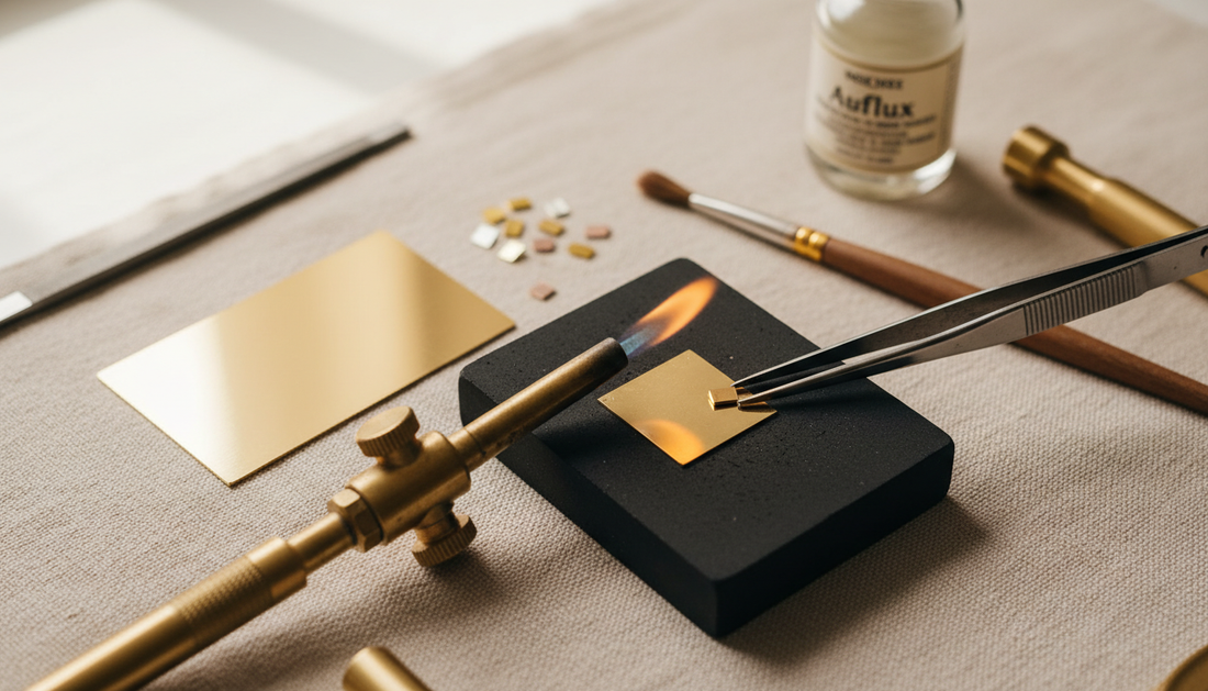 Toolsmith: Goldsmith's Soldering: Yellow, White & Rose Gold Without Pitting (UK Bench Guide)