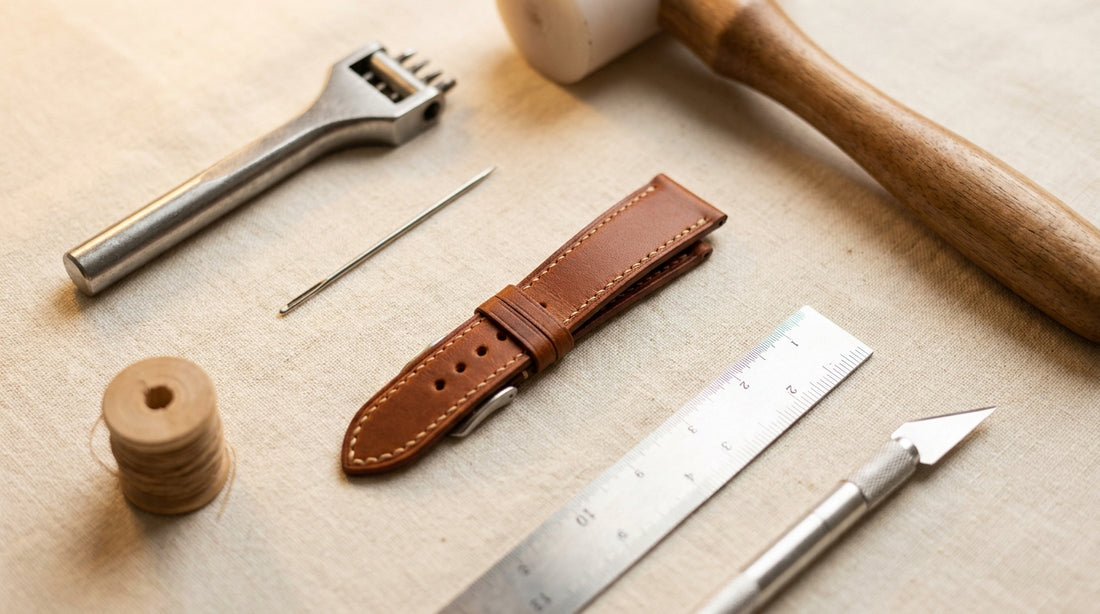 Toolsmith: First Leather Watch Strap Build - UK Kit Walkthrough