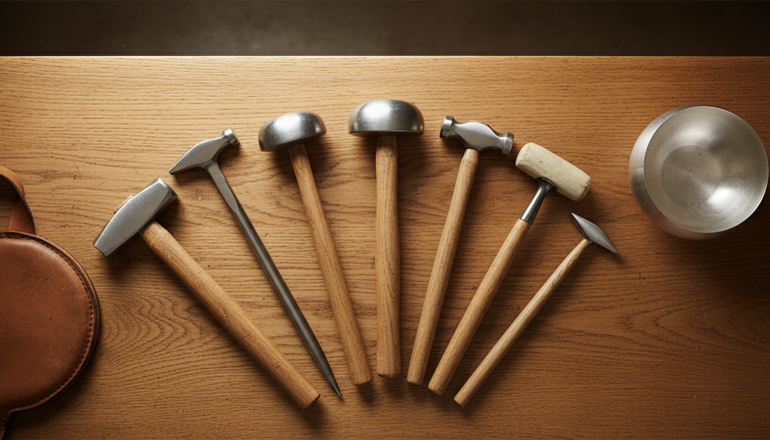 Toolsmith: Chasing, Repoussé & Forming Hammers: A UK Silversmith's Hammer Library