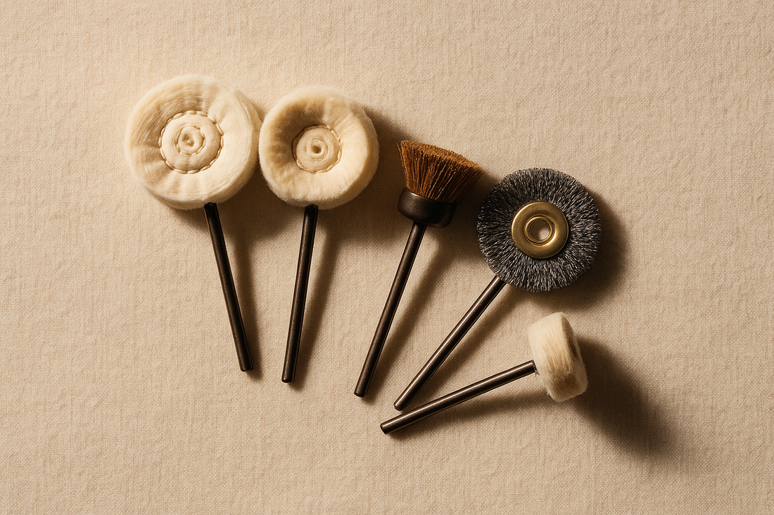 Rotary Polishing Wheels, Buffs & Brushes: A UK Bench Guide