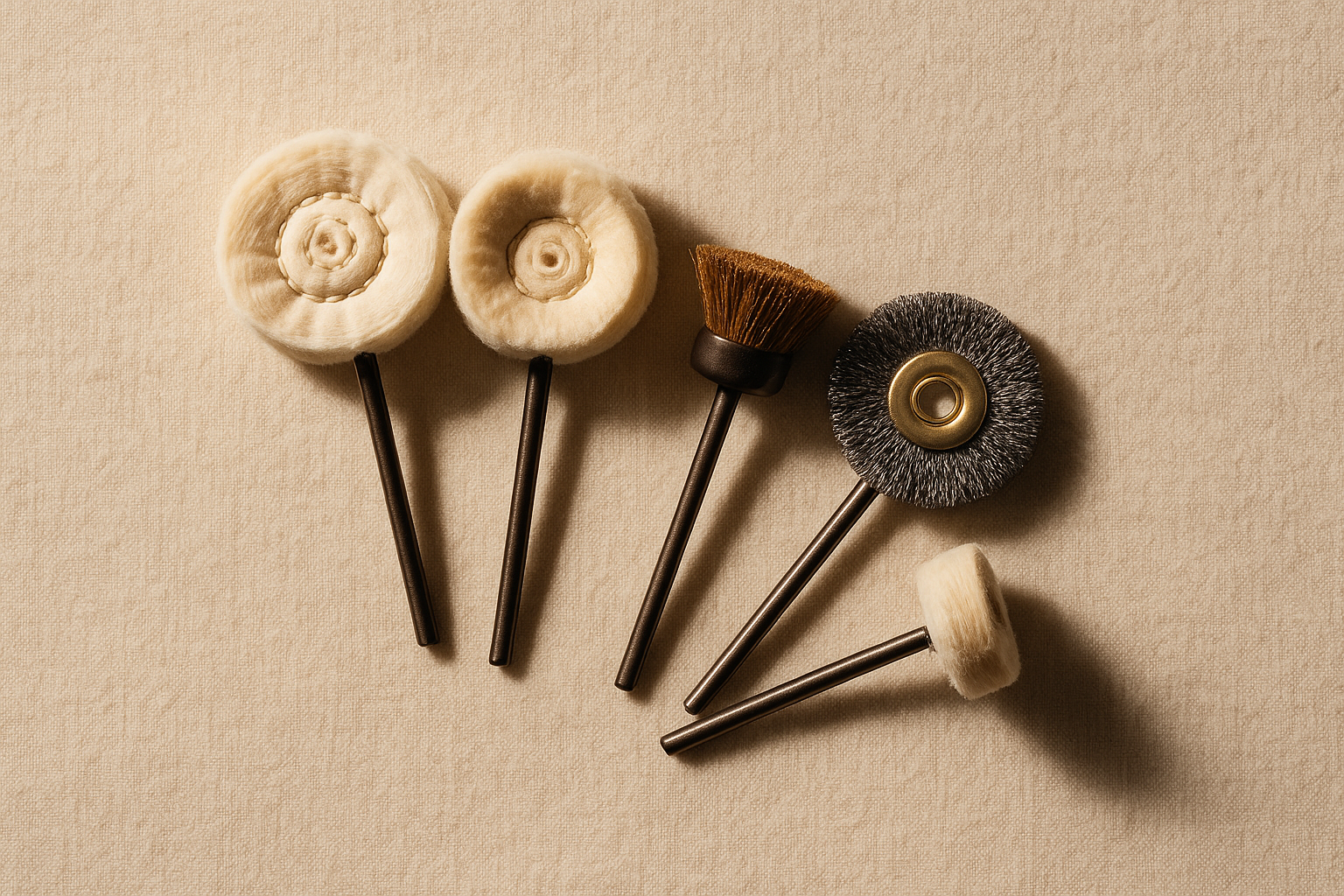 Rotary Polishing Wheels, Buffs & Brushes: A UK Bench Guide