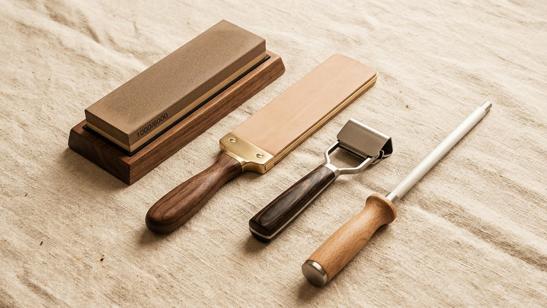 How to Sharpen Damascus Knives with Whetstones - Toolsmith Guides