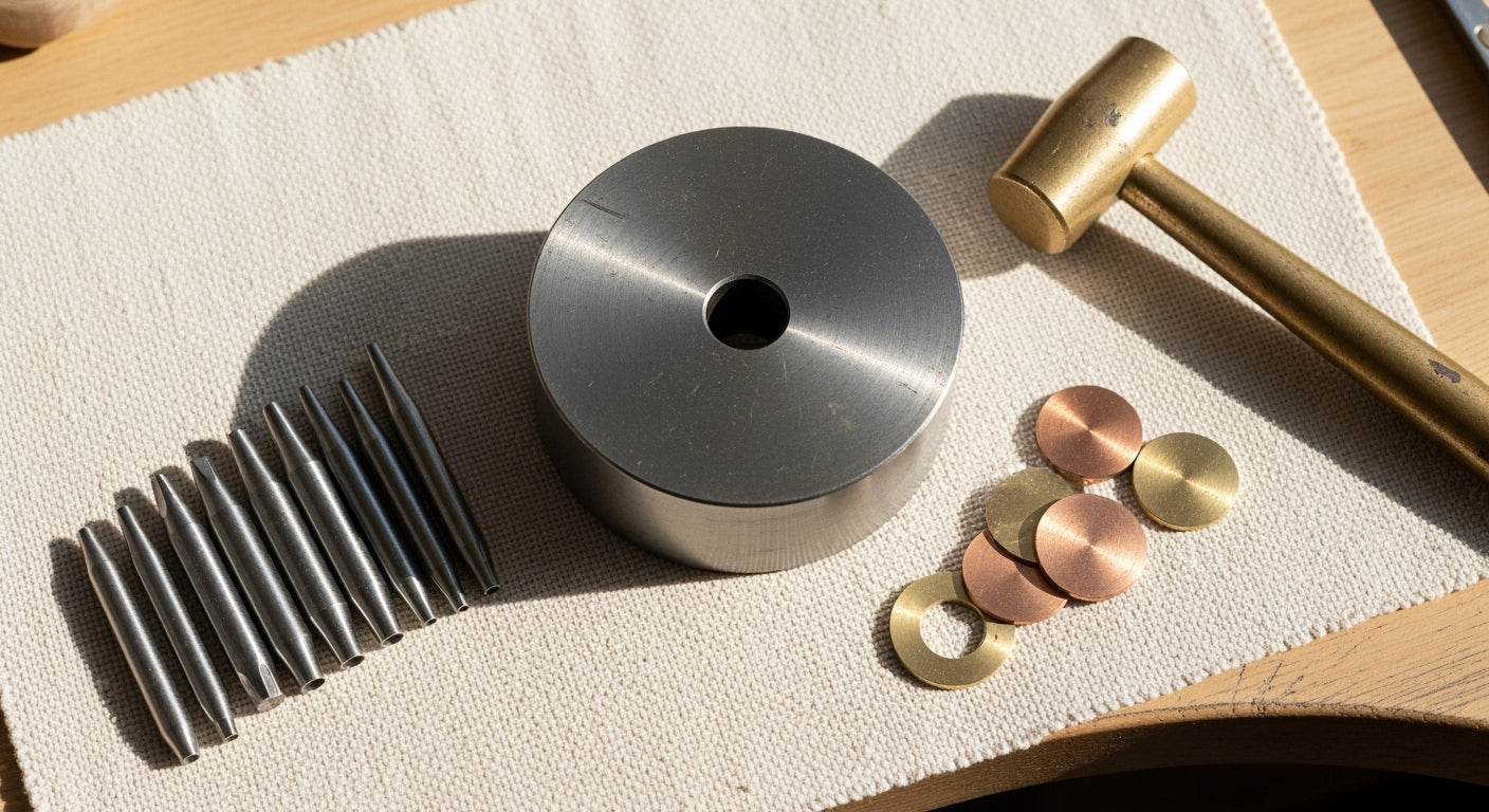 Disc Cutters for Jewellery: A UK Buyer's Guide to Round, Heart, Oval and Multi-Shape Sets — Toolsmith Guides