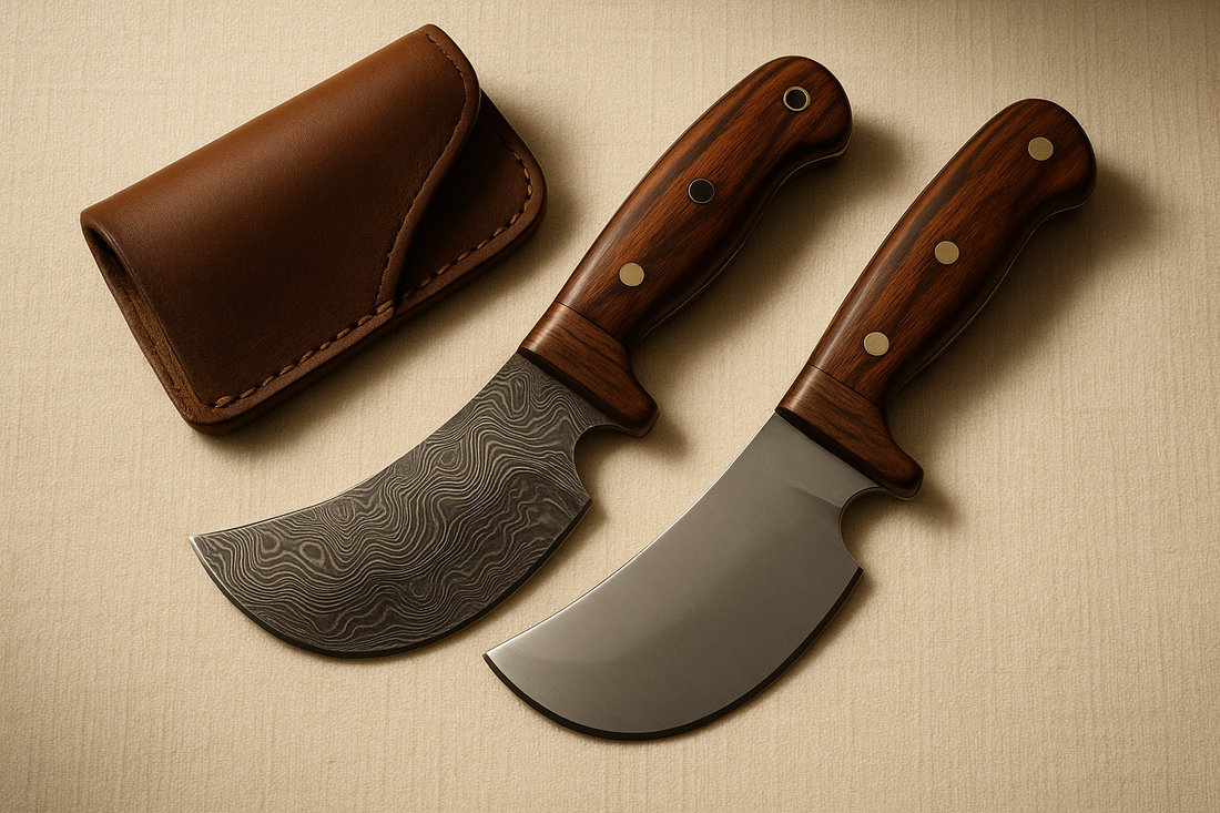 Skinner Knives: Blade Shapes, D2 vs Damascus & Field Care