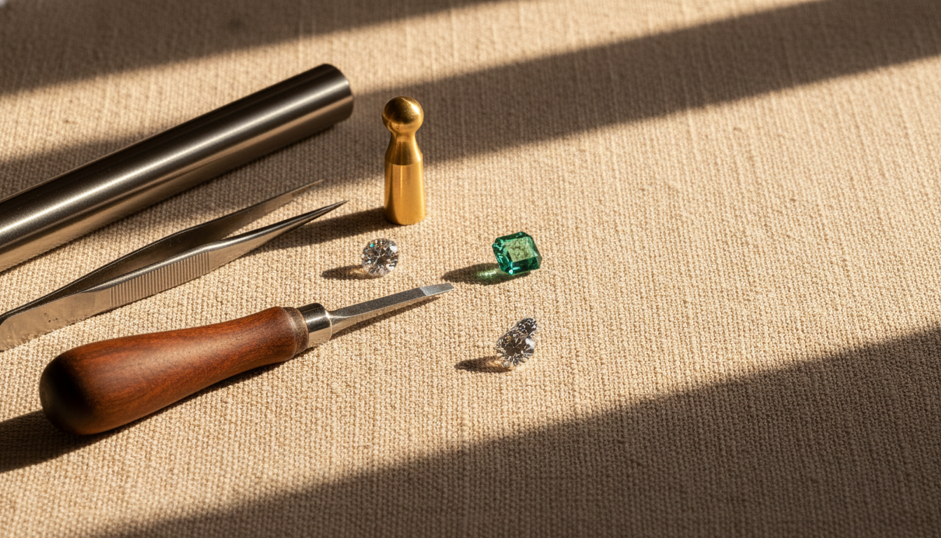 Jewellery Making Tools — editorial bench portrait | Toolsmith Ltd