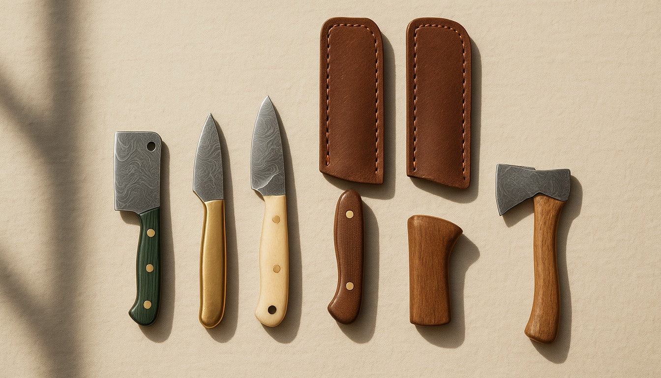 Damascus Knives and Axes