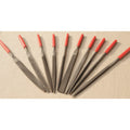 10-Piece Bearing Steel Needle File Set, 140mm, with Soft-Grip Handles in Pouch | Needle File Set | Toolsmith Ltd UK