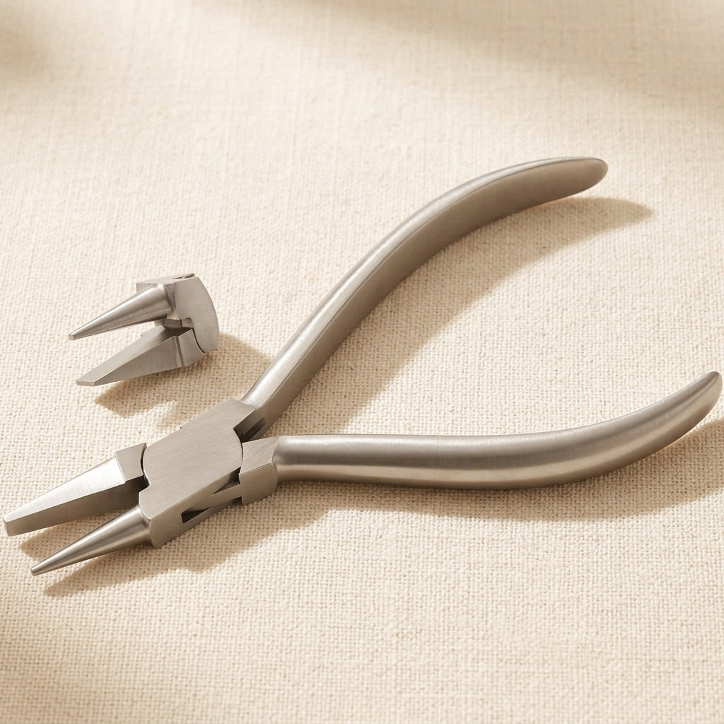 Round and Flat Nose Combination Pliers, 140 mm, with Polished Steel Handles | Pliers | Toolsmith Ltd UK