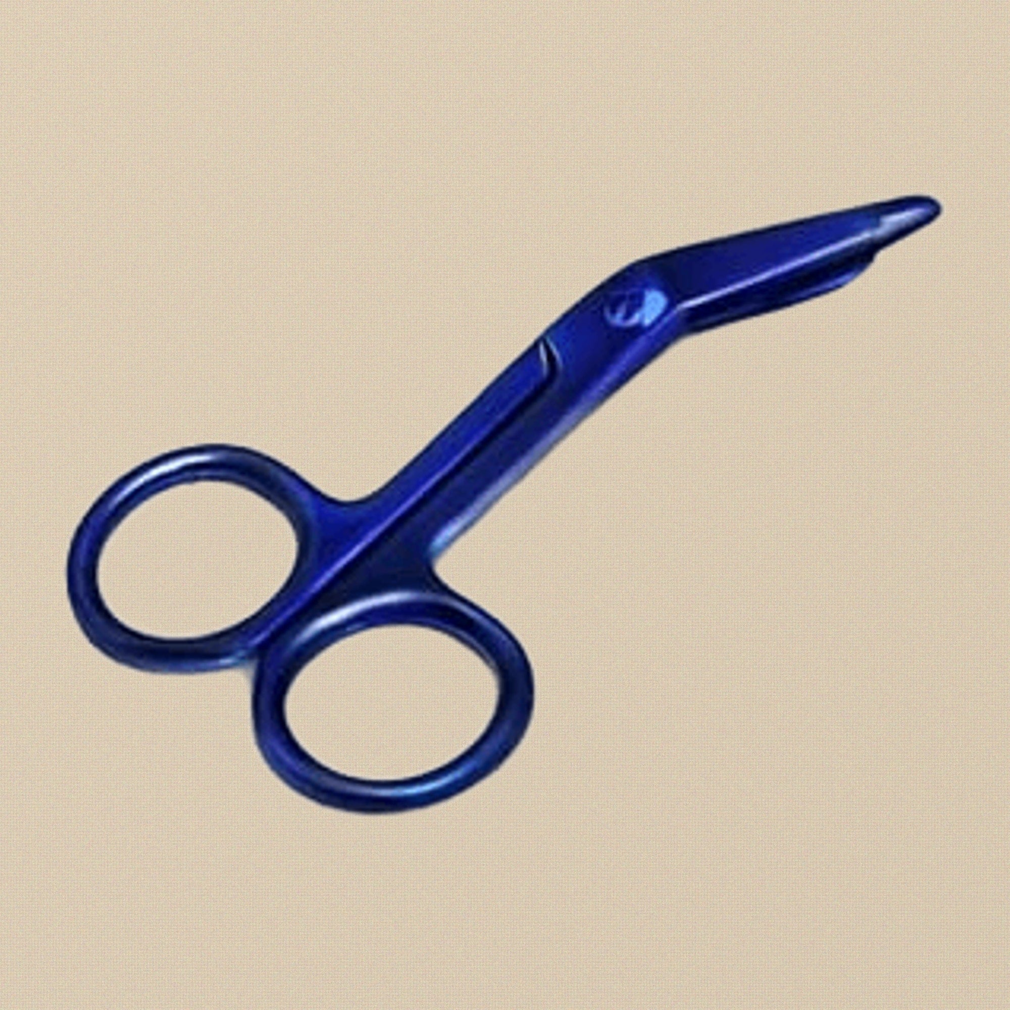 Blue Lister Bandage Scissors, Stainless Steel, 3.5 Inch, First Aid, Straight Blade, Ambidextrous | Surgical Instruments | Toolsmith Ltd UK