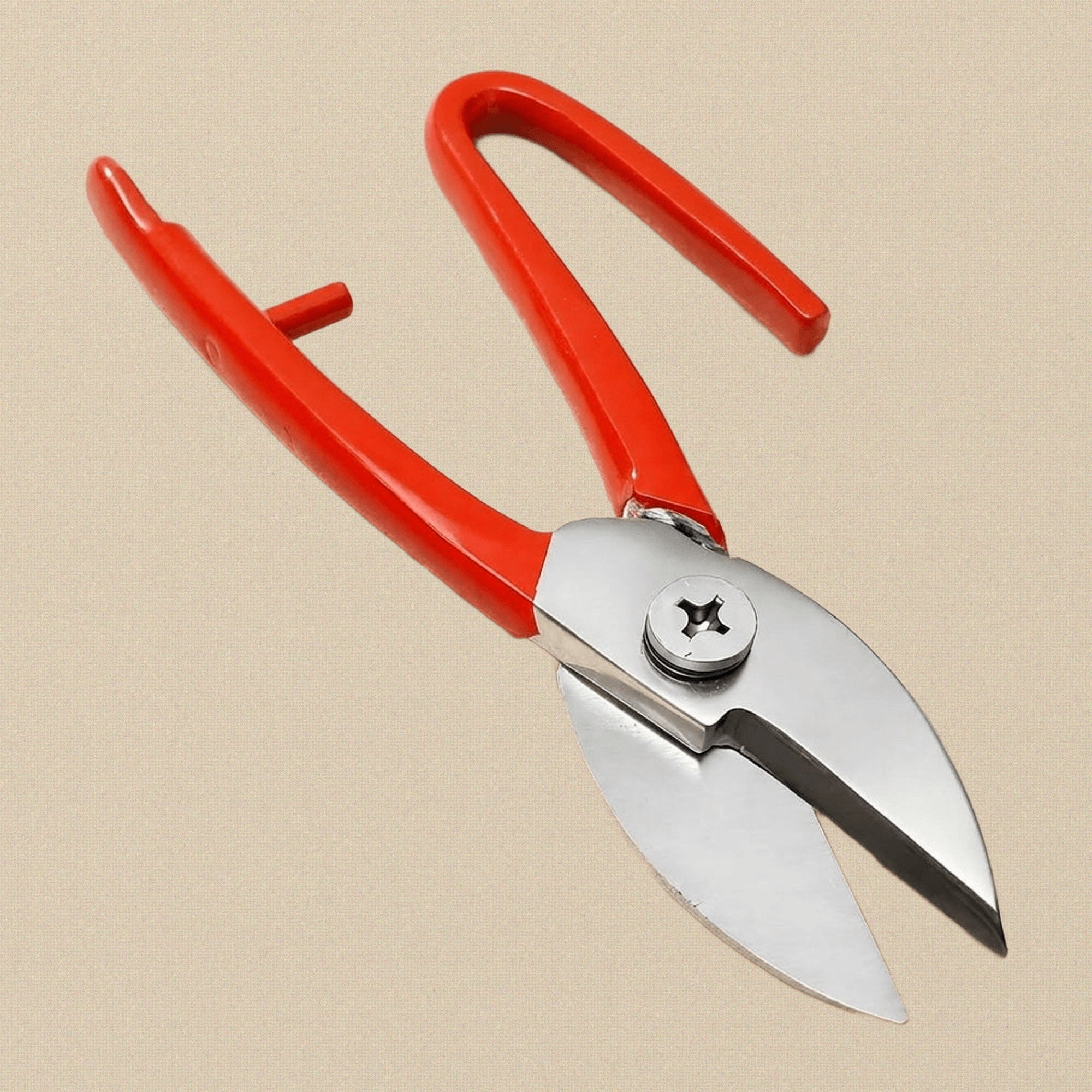 Heavy Duty Jewellery Shears with Bent Handle, Wide Blades, for Thick Sheet and Wire, 160 mm | Jewellery Making Tools | Toolsmith Ltd UK