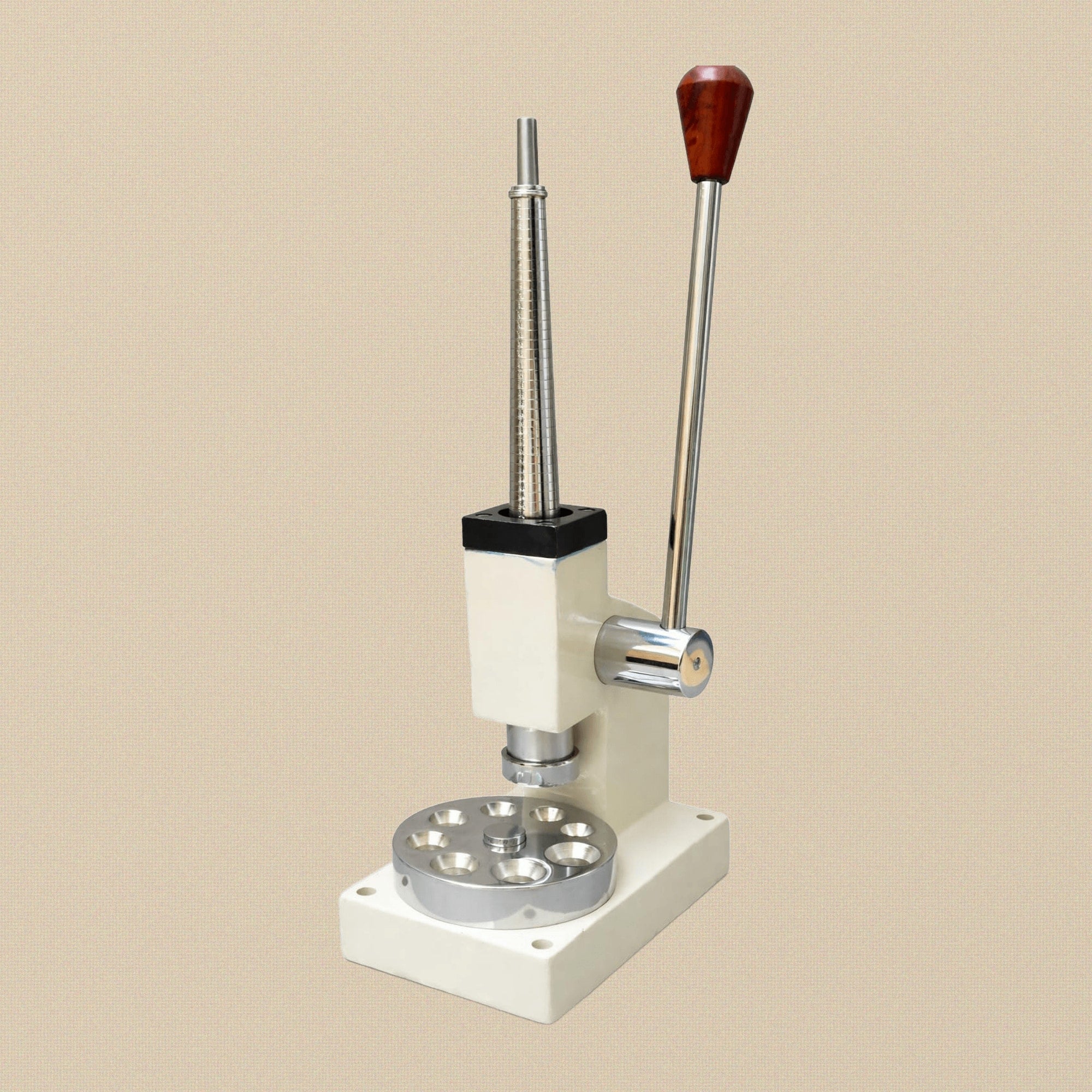 Professional Ring Sizing Machine, Jewellery Stretcher Enlarger Reducer Tool with Wood Handle, Silver, 1-16 Ring Sizer | Jewellery Making Tools | Toolsmith Ltd UK