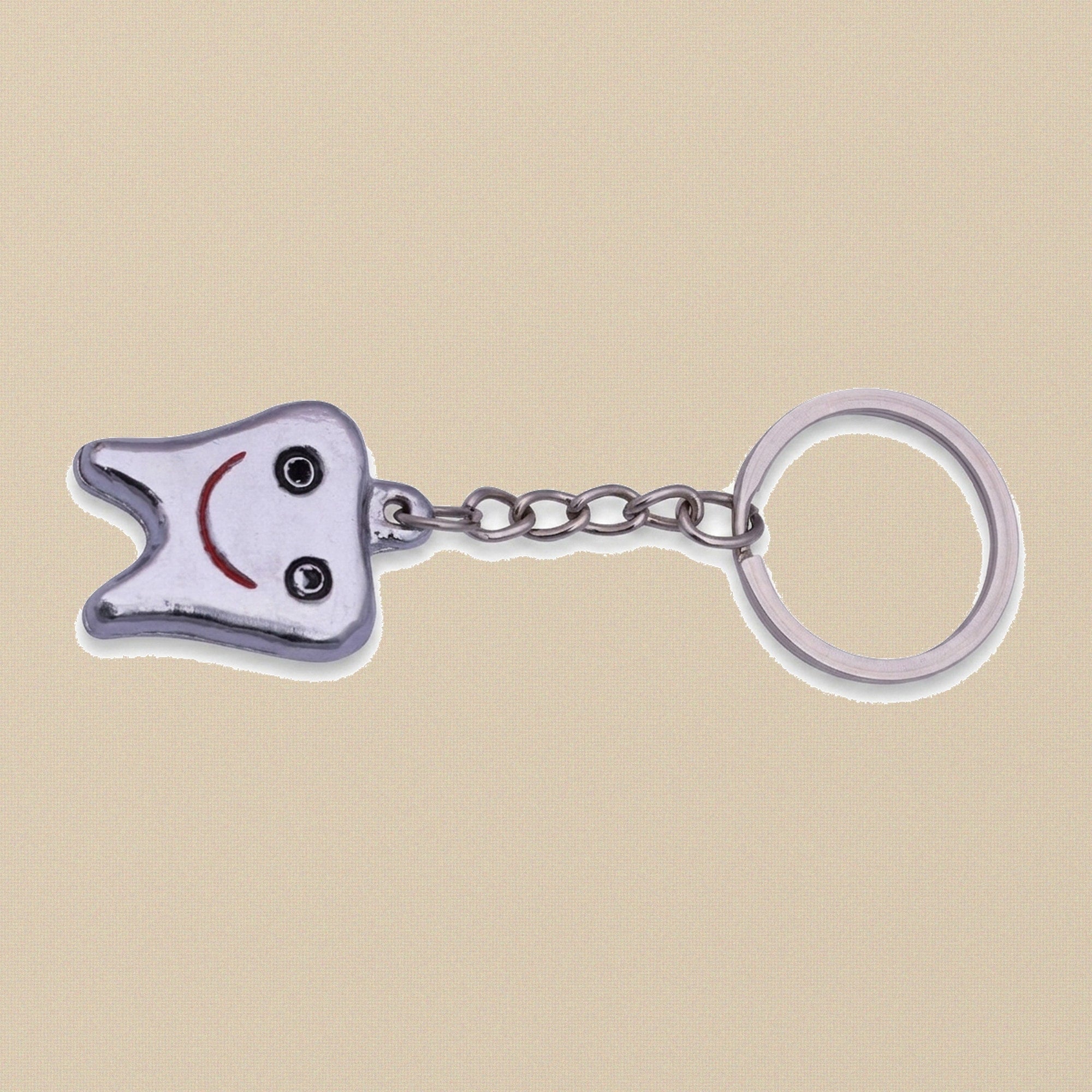 Miniature Dental & Medical Instrument Keyrings in 18 Assorted Styles — Mini Polish Smiley Tooth