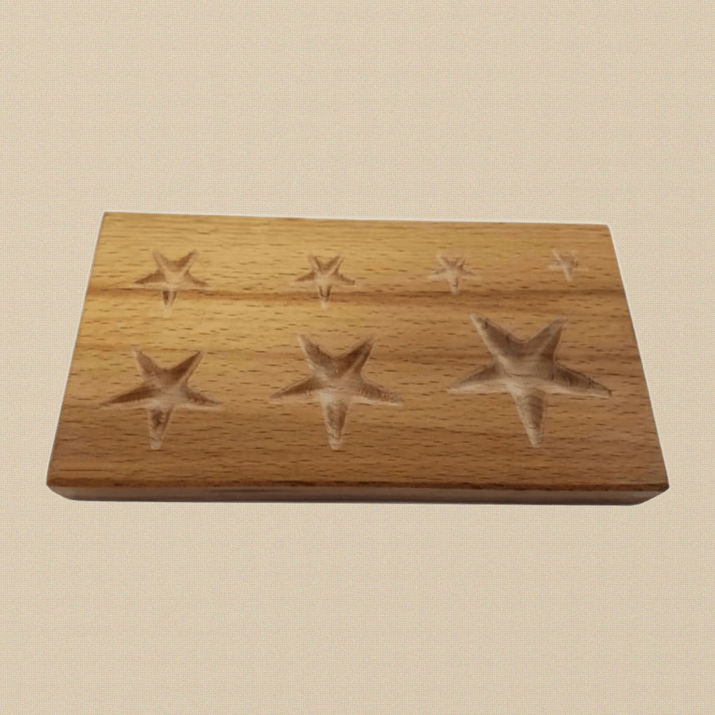 Star Shape Wood Dapping Block, Jewellery Metal Forming Shaping Tool, 7 Sizes, Wooden | Jewellery Making Tools | Toolsmith Ltd UK