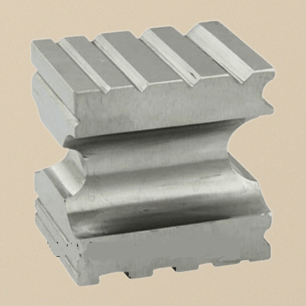 Grooved Swage Block for Metal Shaping and Jewellery Making, Steel Forming Block, Half Round, Rectangular, Square and V-Shapes | Jewellery Making Tools | Toolsmith Ltd UK
