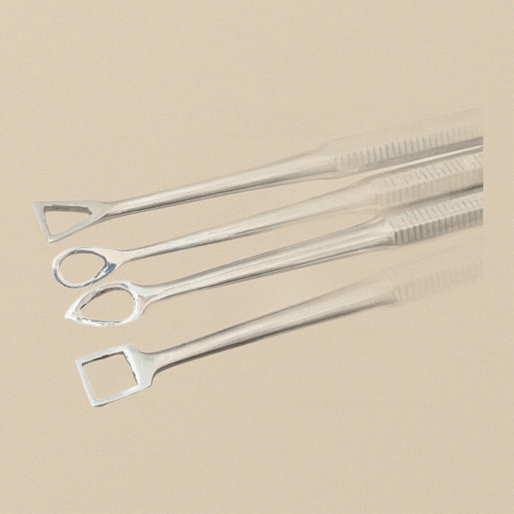 Professional 4 Pieces Double-Ended Wax Carving Tools Set, Stainless Steel Probes Carvers and Picks for Jewellery, Clay Art, Sculpture, Modelling | Jewellery Making Tools | Toolsmith Ltd UK