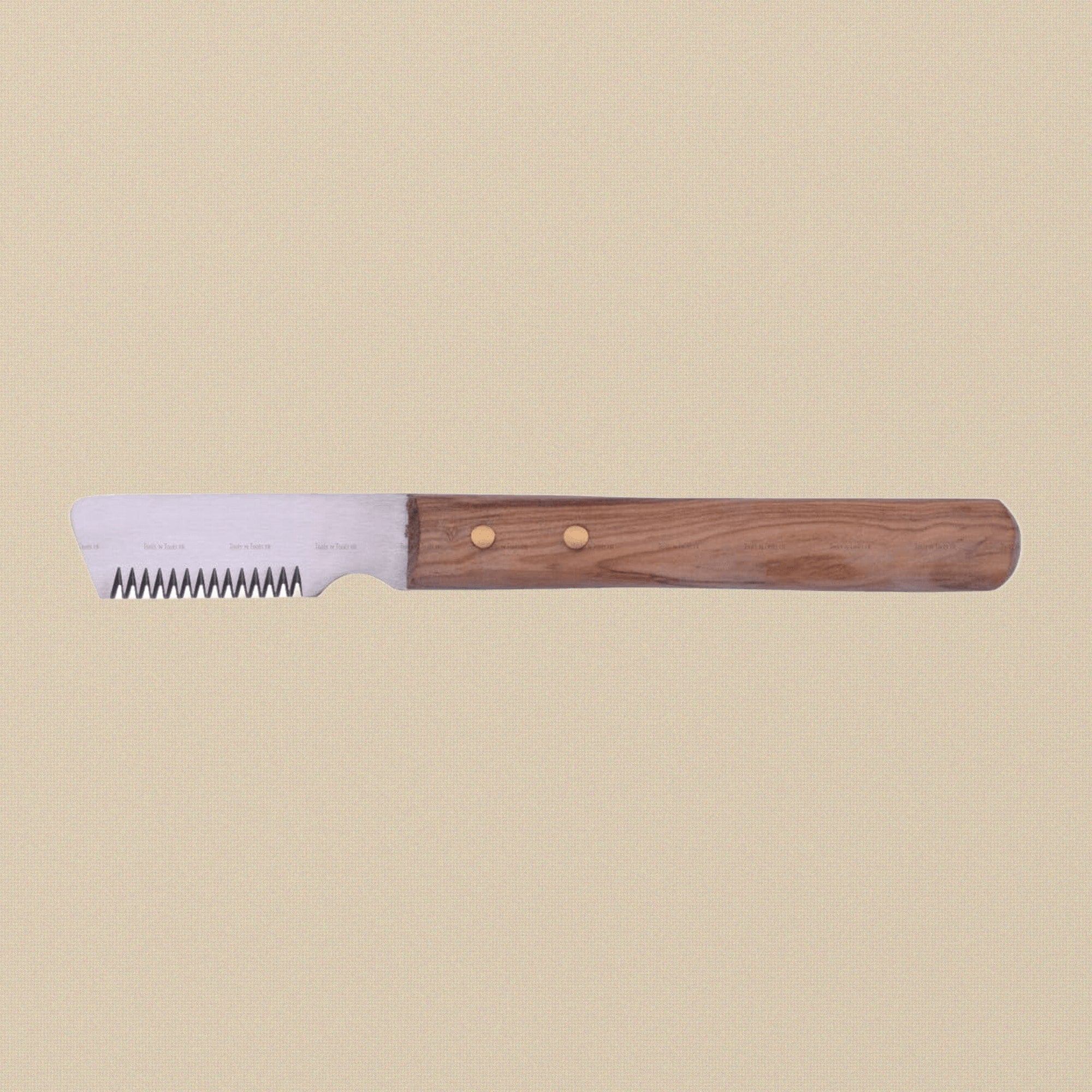 4-Piece Pet Grooming Stripping Knife Set, Stainless Steel Right Handed Design, Wood Handle Dog Cat Hair Comb/ Brush Kit with Fine, Small, Mediumv& Large Sizes | Pet Grooming Tools | Toolsmith Ltd UK