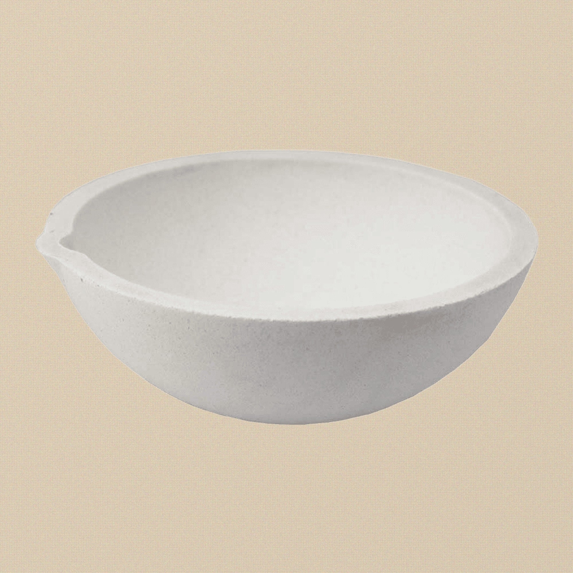 Ceramic Crucible Dish, Fused Silica Material, 550 Grams, 4-Inch Diameter, High Temperature Heat Resistant for Melting Casting Gold Silver Copper | Jewellery Making Tools | Toolsmith Ltd UK