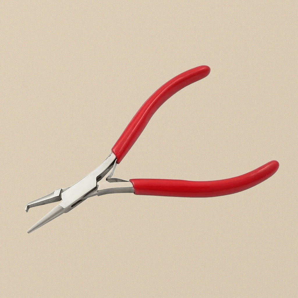 Professional Split Ring Pliers for Jewellery Making, Beading and Crafts, PVC Handle, Stainless Steel, 14cm | Jewellery Making Tools | Toolsmith Ltd UK