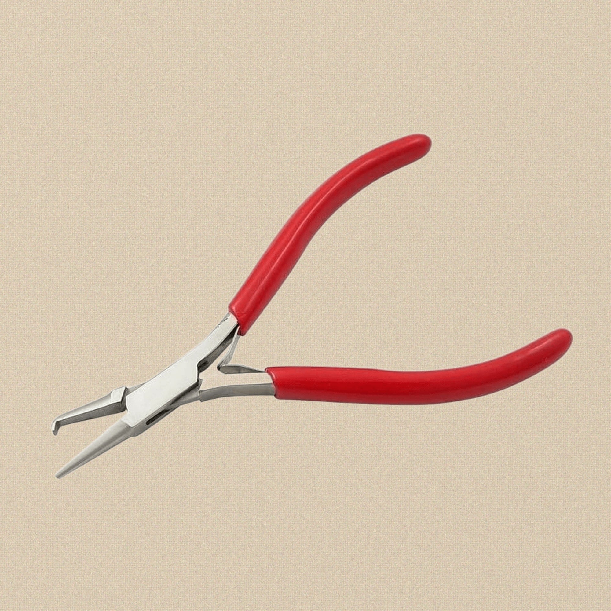 Professional Split Ring Pliers for Jewellery Making, Beading and Crafts, PVC Handle, Stainless Steel, 14cm | Jewellery Making Tools | Toolsmith Ltd UK