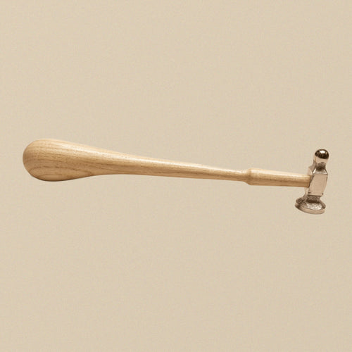 28mm Dome Face Chasing Hammer for Jewellery Making, Silversmiths Hammer with Wooden Handle, 1-1/8 Inch | Jewellery Making Tools | Toolsmith Ltd UK