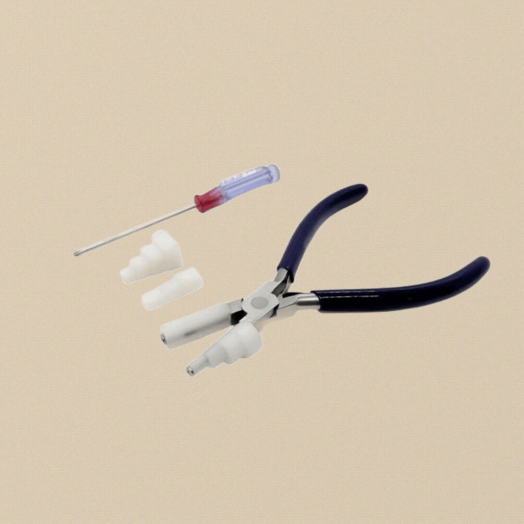 Wire Wrapping Pliers with Interchangeable Nylon Jaws, Round Square Oval Bending Forming Tool | Jewellery Making Tools | Toolsmith Ltd UK
