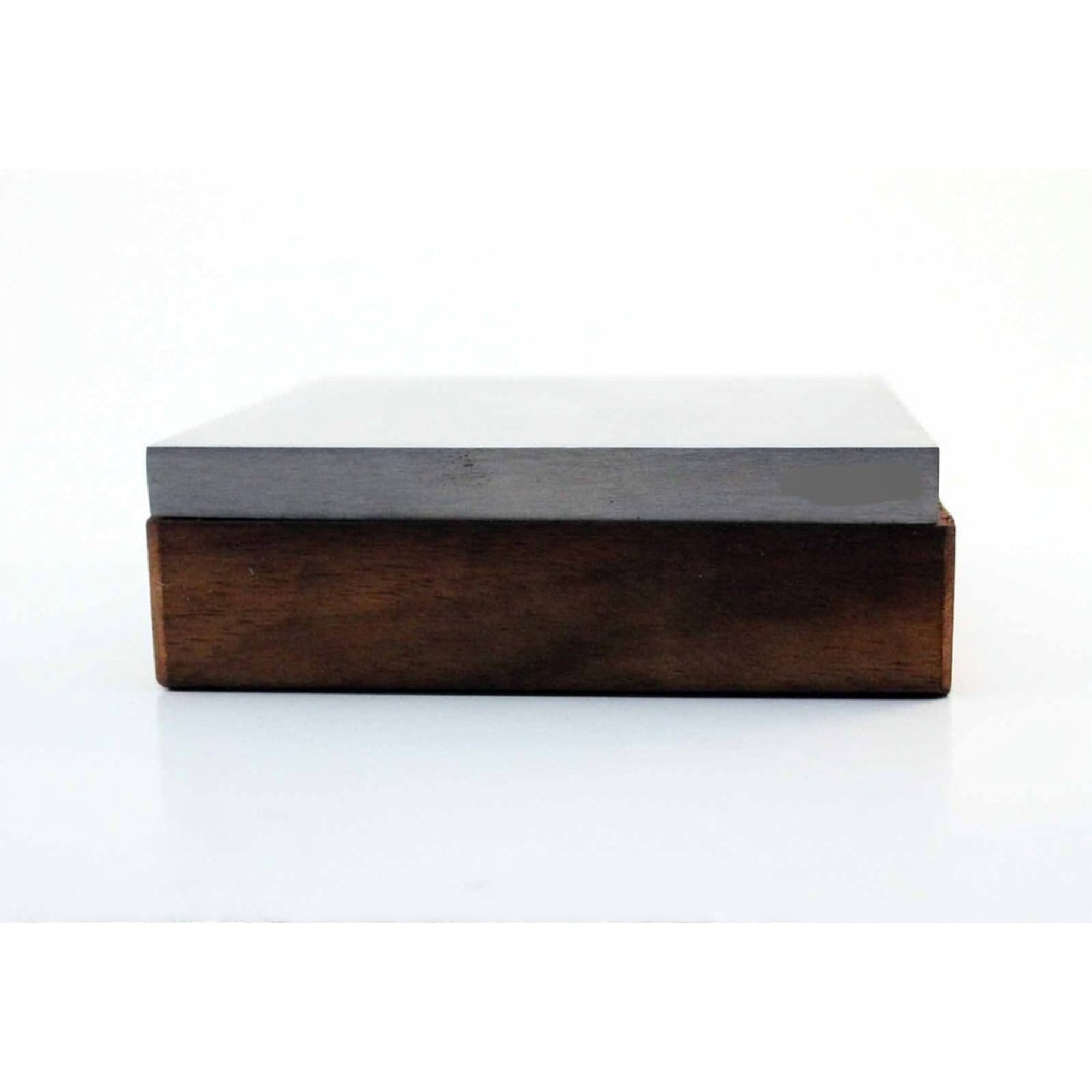 Steel Bench Block on Hardwood Base, 76mm x 76mm (3 x 3 inch) | Bench Block | Toolsmith Ltd UK