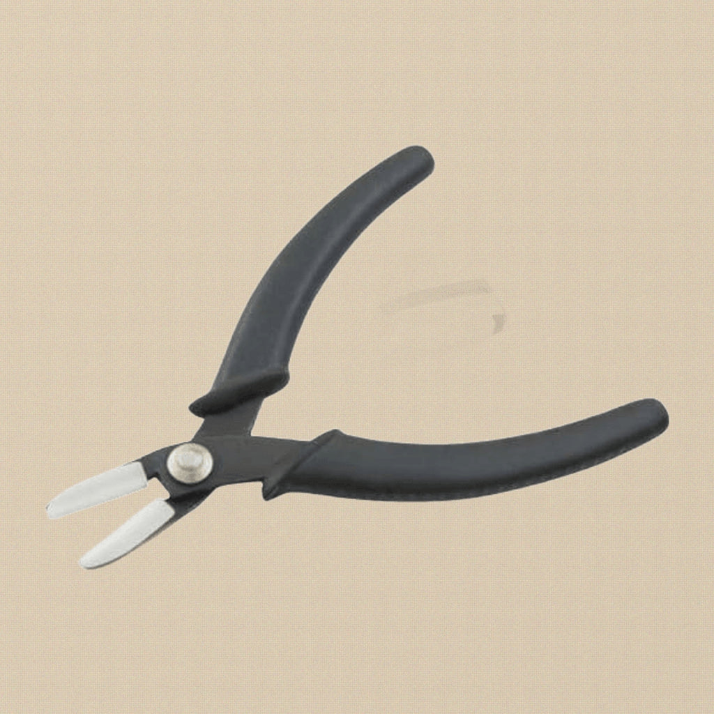 Black 5.5-Inch Double Nylon Jaw Flat Nose Pliers, Non Marring, Jewellery Making and Wire Craft Tool | Jewellery Making Tools | Toolsmith Ltd UK
