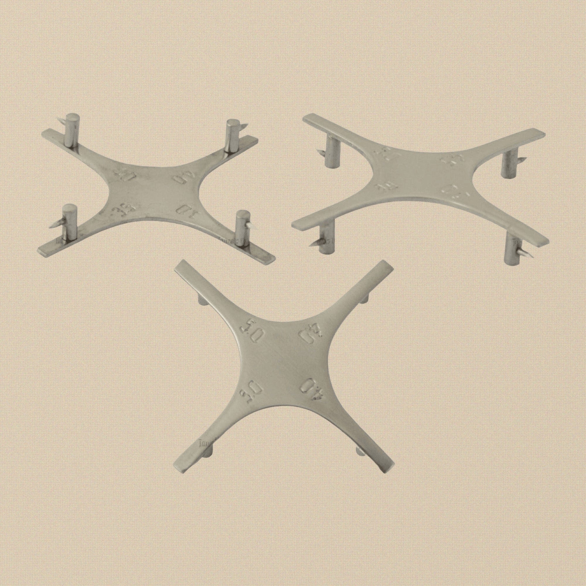 Surgical Stainless Steel Bone Bracket Gauge for Orthodontic and Dental Measurement | Dental Instruments | Toolsmith Ltd UK