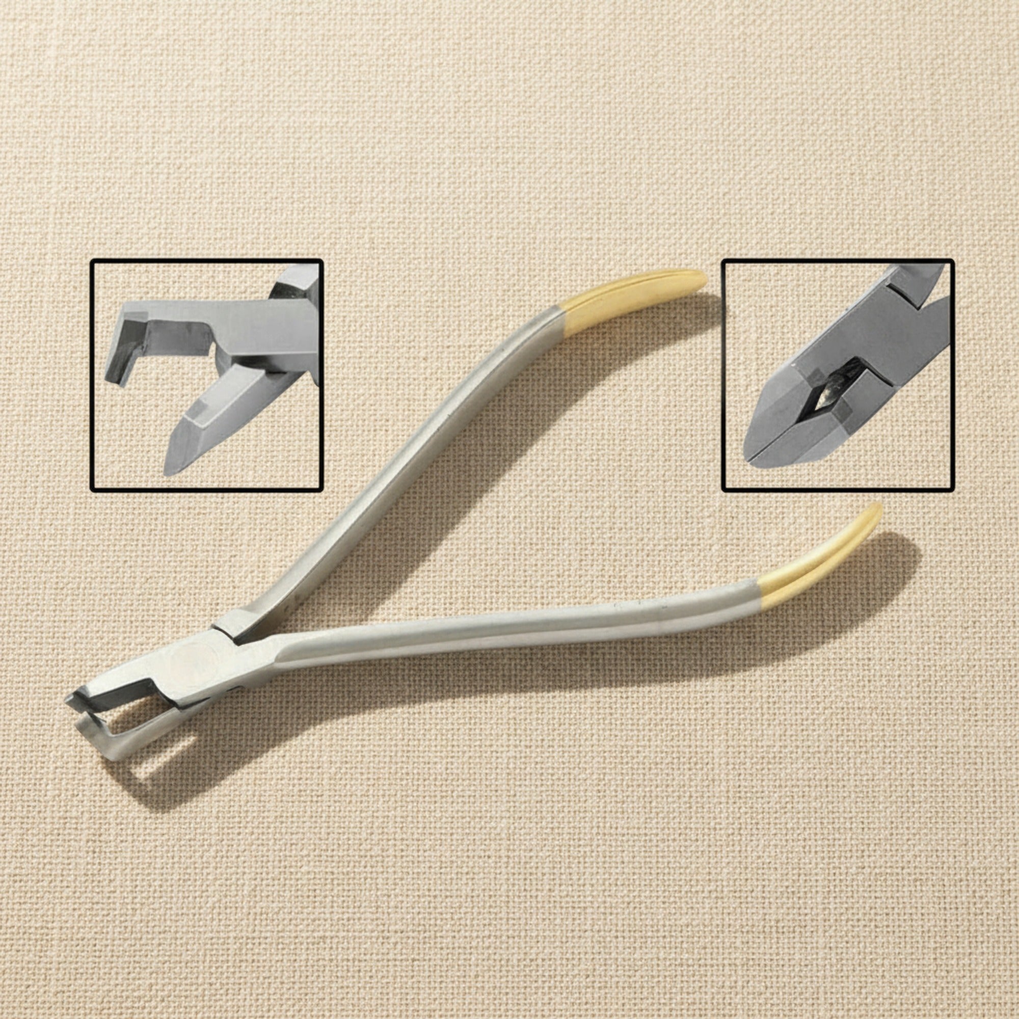 Safety Hold End Cutters with Gold-Plated Handles for Flush Wire Cutting, 13 cm | Cutters | Toolsmith Ltd UK