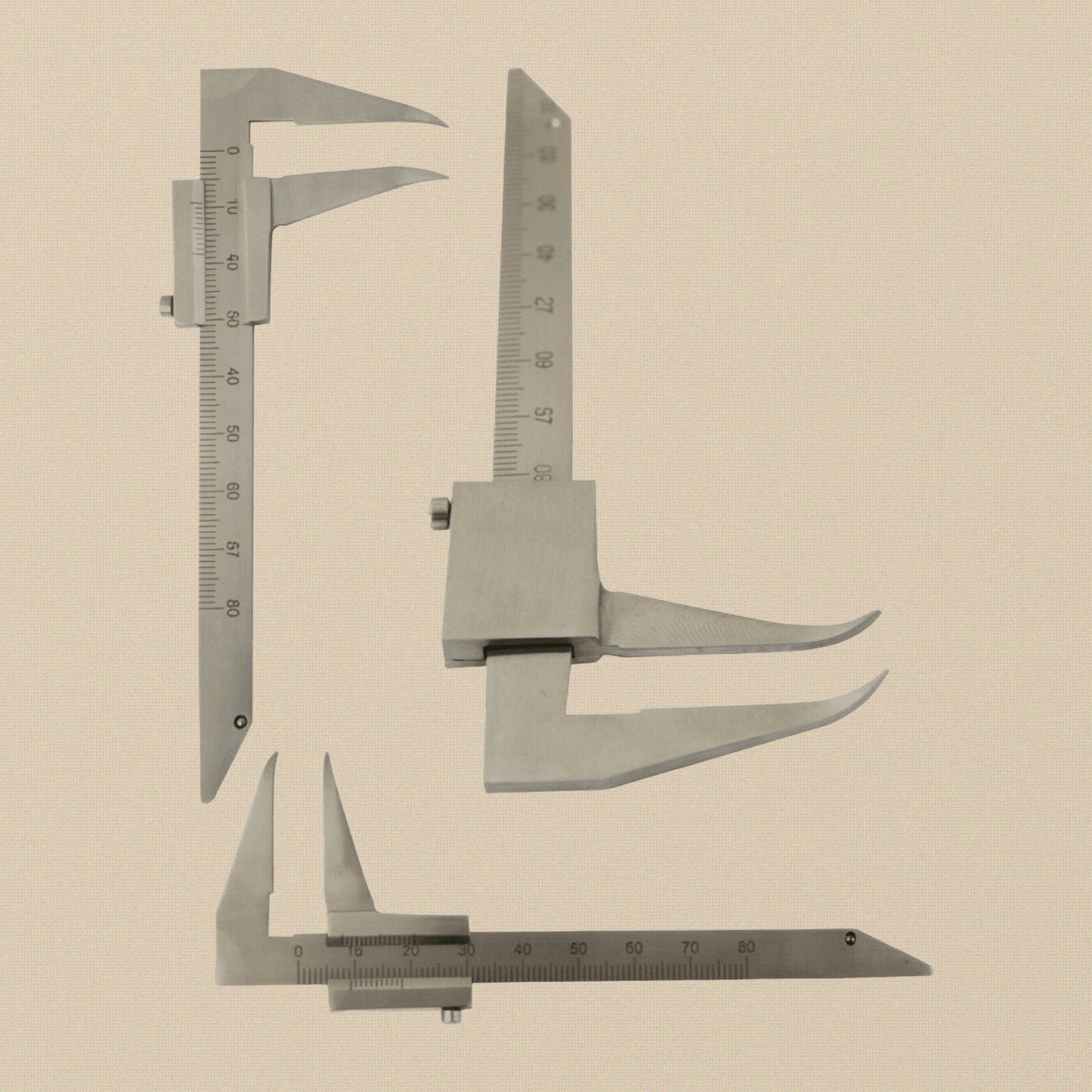 Precision Boley Gauge Caliper in Surgical-Grade Stainless Steel | Dental Instruments | Toolsmith Ltd UK