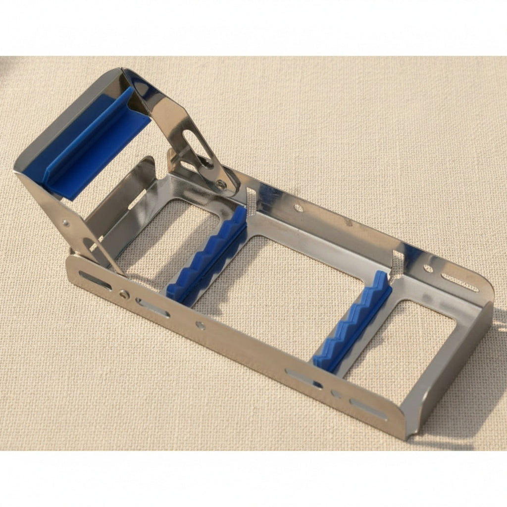 Locking Instrument Sterilisation Cassette for 5 Tools, 19 cm