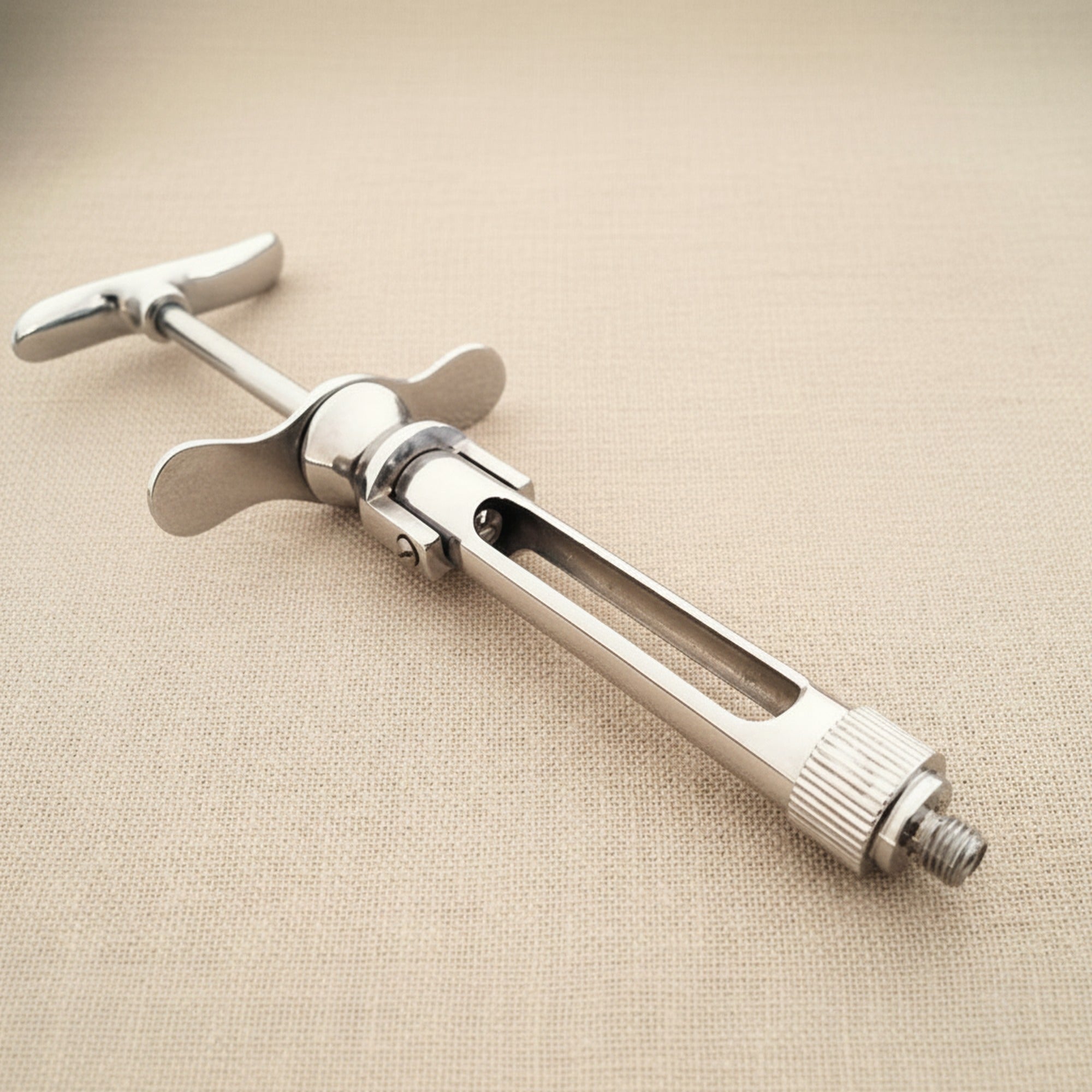 Aspirating Cartridge Syringe for 1.8 ml Ampoules, Stainless Steel Construction