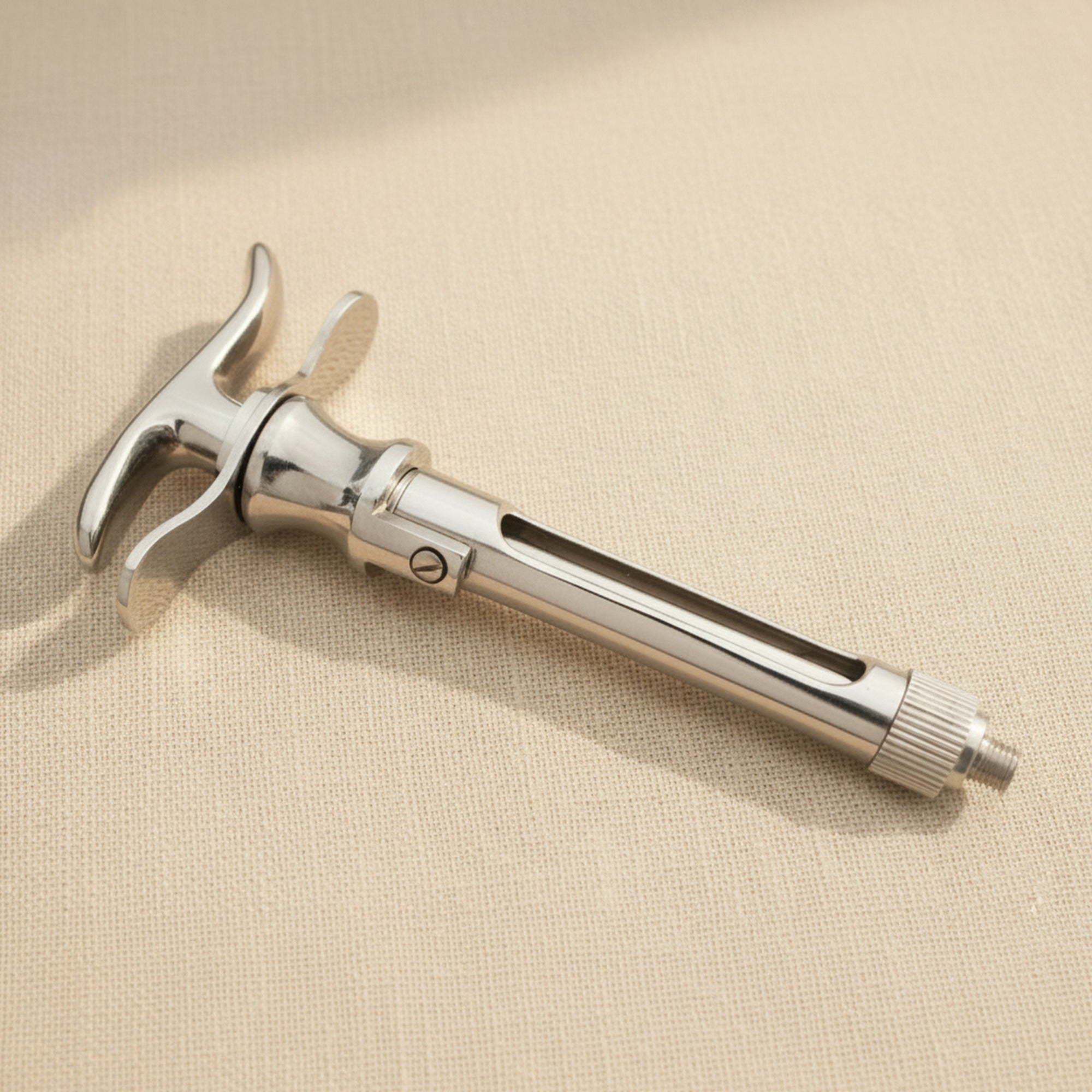 Aspirating Cartridge Syringe for 1.8 ml Ampoules, Stainless Steel Construction