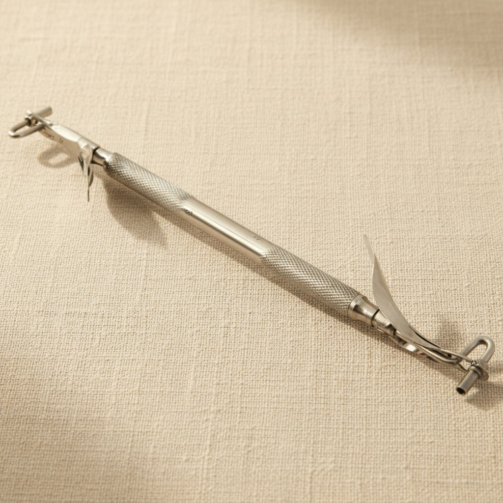 Double-Ended Amalgam Carrier with Regular & Large Tips, Surgical Stainless Steel