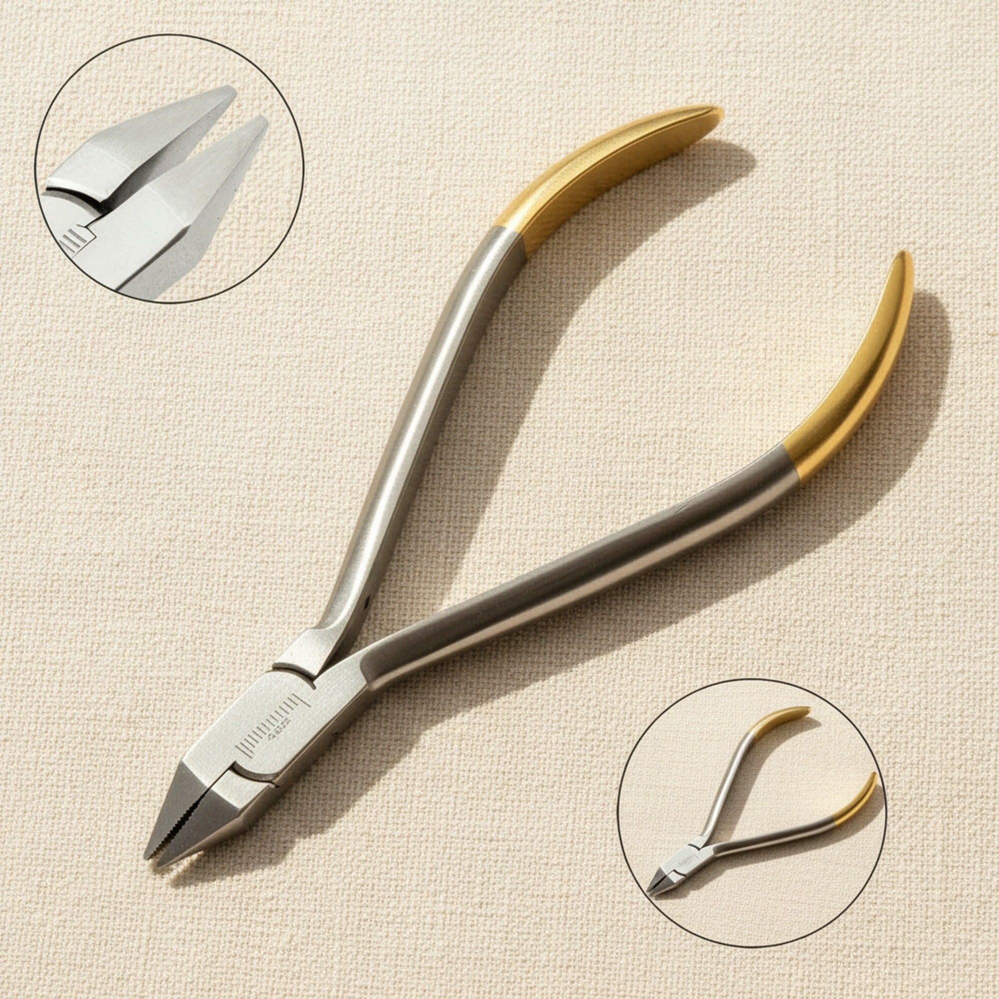 Adams Pliers with Rectangular Beaks for Wire Forming, 13 cm