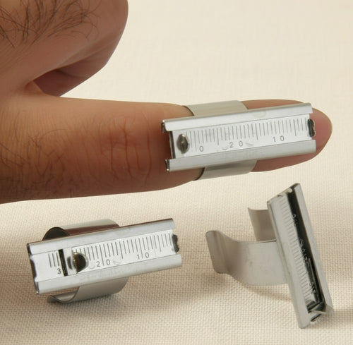 Ambidextrous Endodontic Finger Gauge in German Stainless Steel | Measuring Gauge | Toolsmith Ltd UK