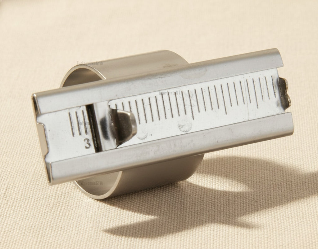 Ambidextrous Endodontic Finger Gauge in German Stainless Steel