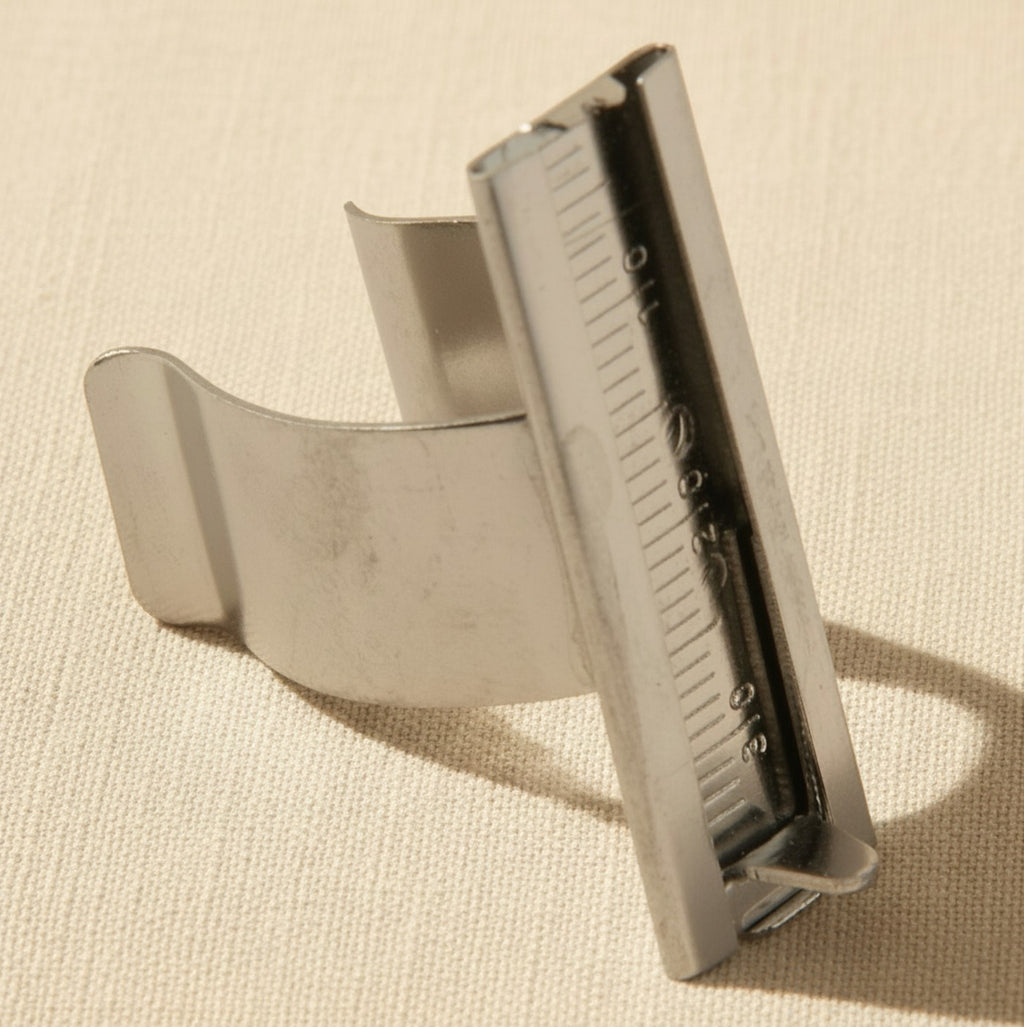 Ambidextrous Endodontic Finger Gauge in German Stainless Steel