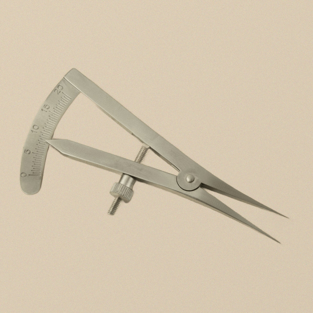 Castroviejo Calipers with 0-20mm Scale for Precision Measurement