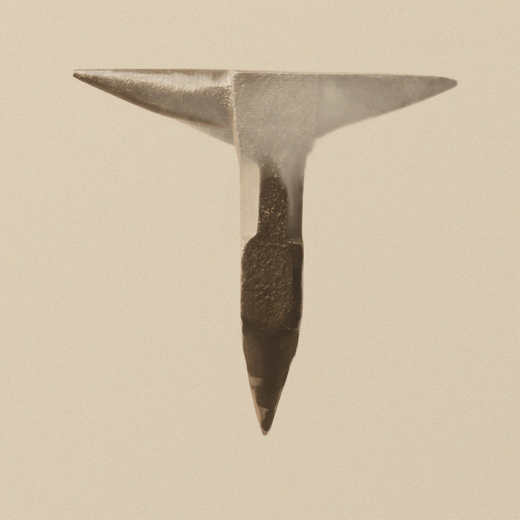 Double-Horn T-Stake Anvil, 120 mm, with Round and Square Tapers
