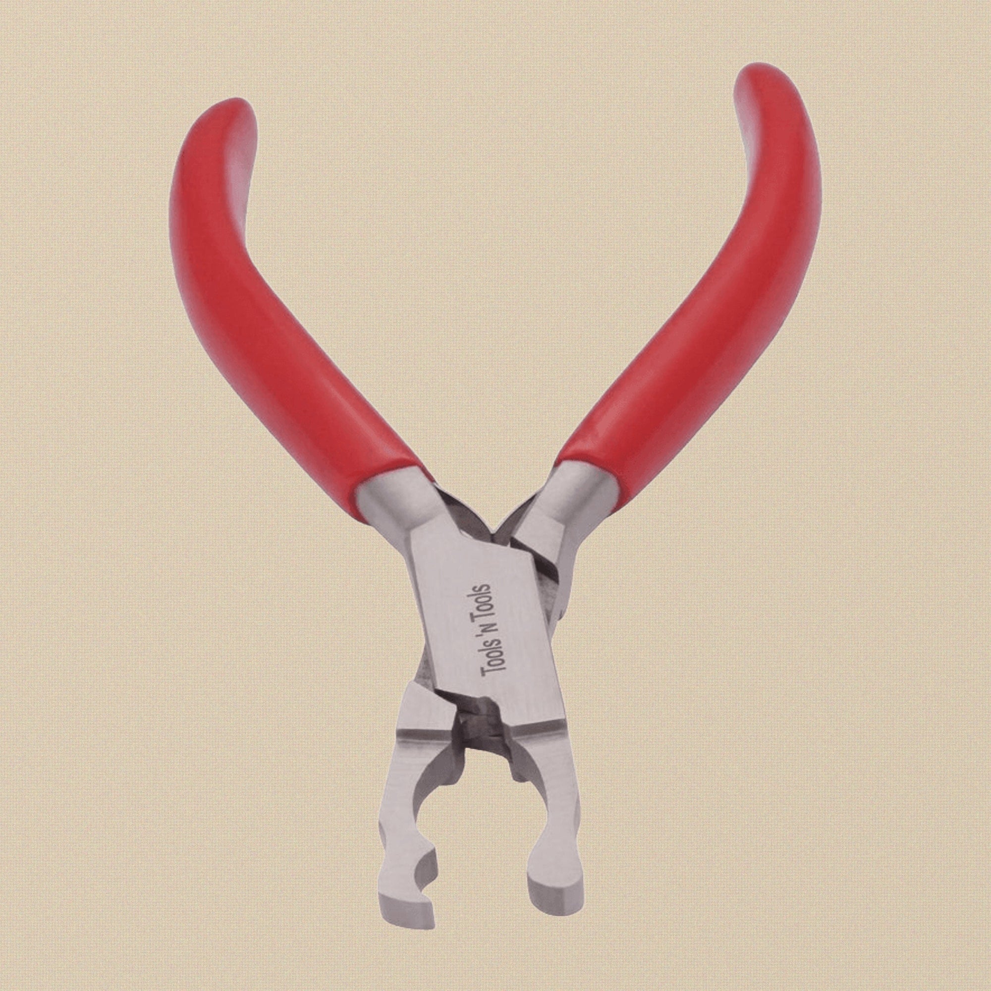 Special Prong Lifting Pliers, 130mm Length, 5.3mm Jaw Length, PVC Handles | Jewellery Making Tools | Toolsmith Ltd UK