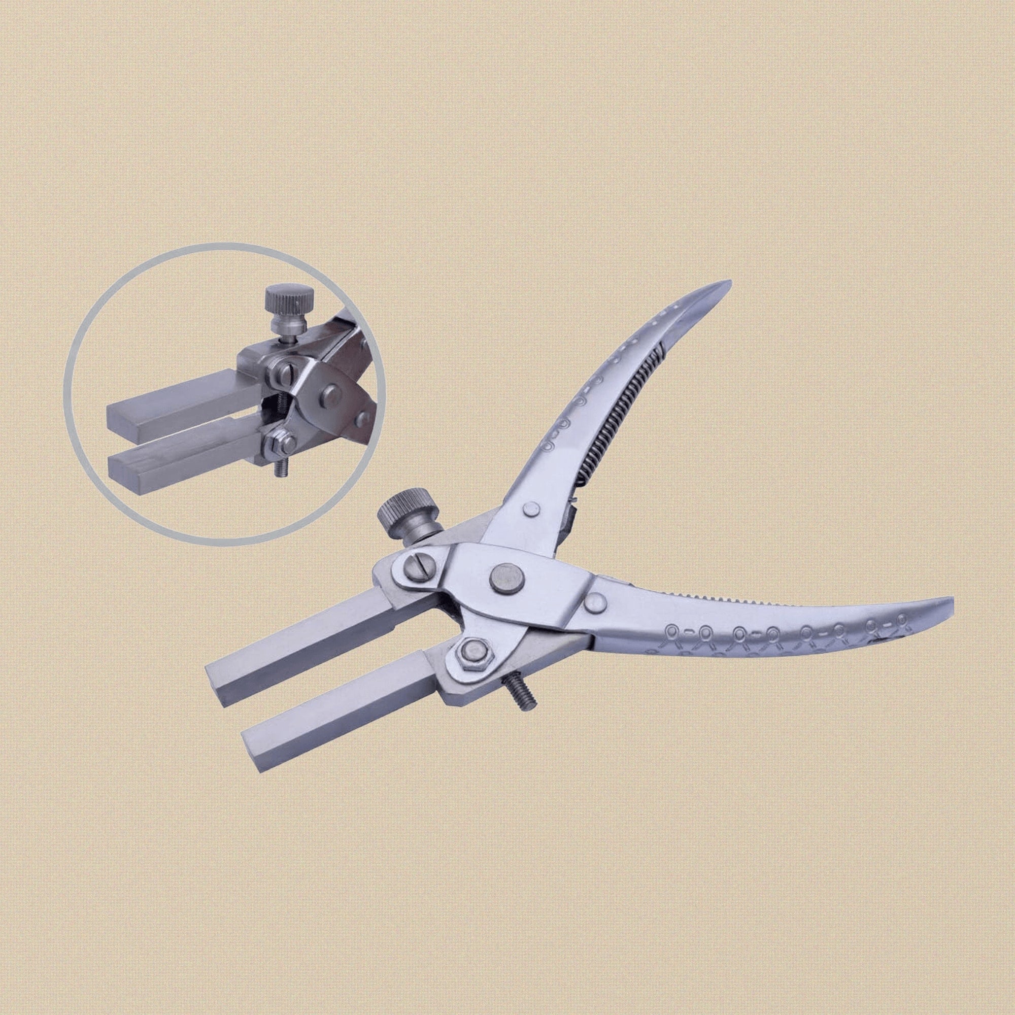 Parallel Action Rectangle Bail Making Pliers with Jaw Stop, 6mm x 12mm, 6-Inch Stainless Steel, Jewellery Tool | Jewellery Making Tools | Toolsmith Ltd UK