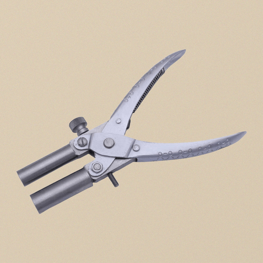 12 MM & 14 MM Parallel Action Round Bail Making Pliers, Adjustable Jaws Stop with Side Screw, Professional Jewellery & Crafts Making Tool | Jewellery Making Tools | Toolsmith Ltd UK